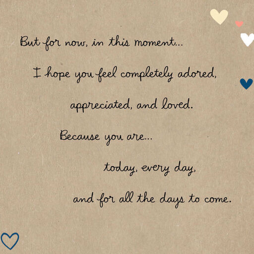 For All the Days to Come Love Card, 