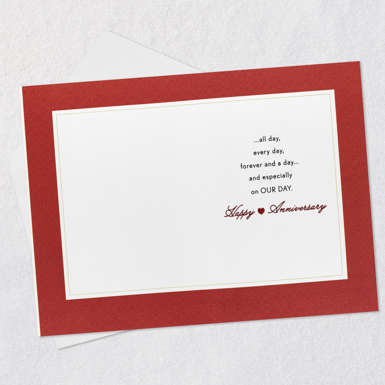 Love You All Day, Especially on Our Day Romantic Anniversary Card for Spouse, , large image number 3