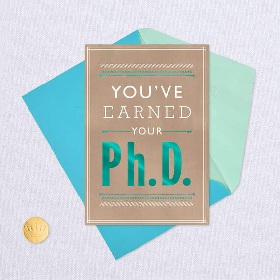 You're an Inspiration Ph.D. Graduation Card, , large image number 5