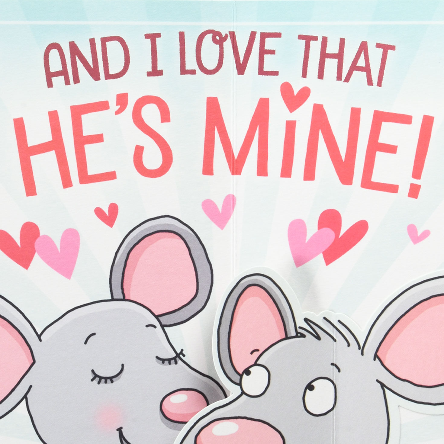 Love That You're Mine Funny Pop-Up Anniversary Card for Husband, , large image number 4