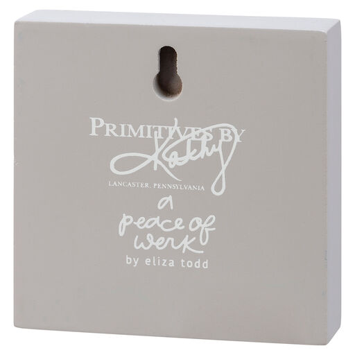Primitives by Kathy Mom Wood Block Sign, 4x4, 