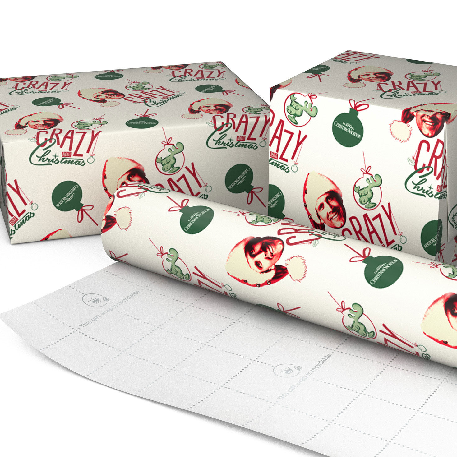 Christmas Vacation Holiday Wrapping Paper Roll Wrapped pkg image number 2