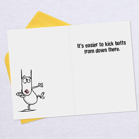 Maxine™ Kicking Butts Funny Encouragement Card, , large image number 3