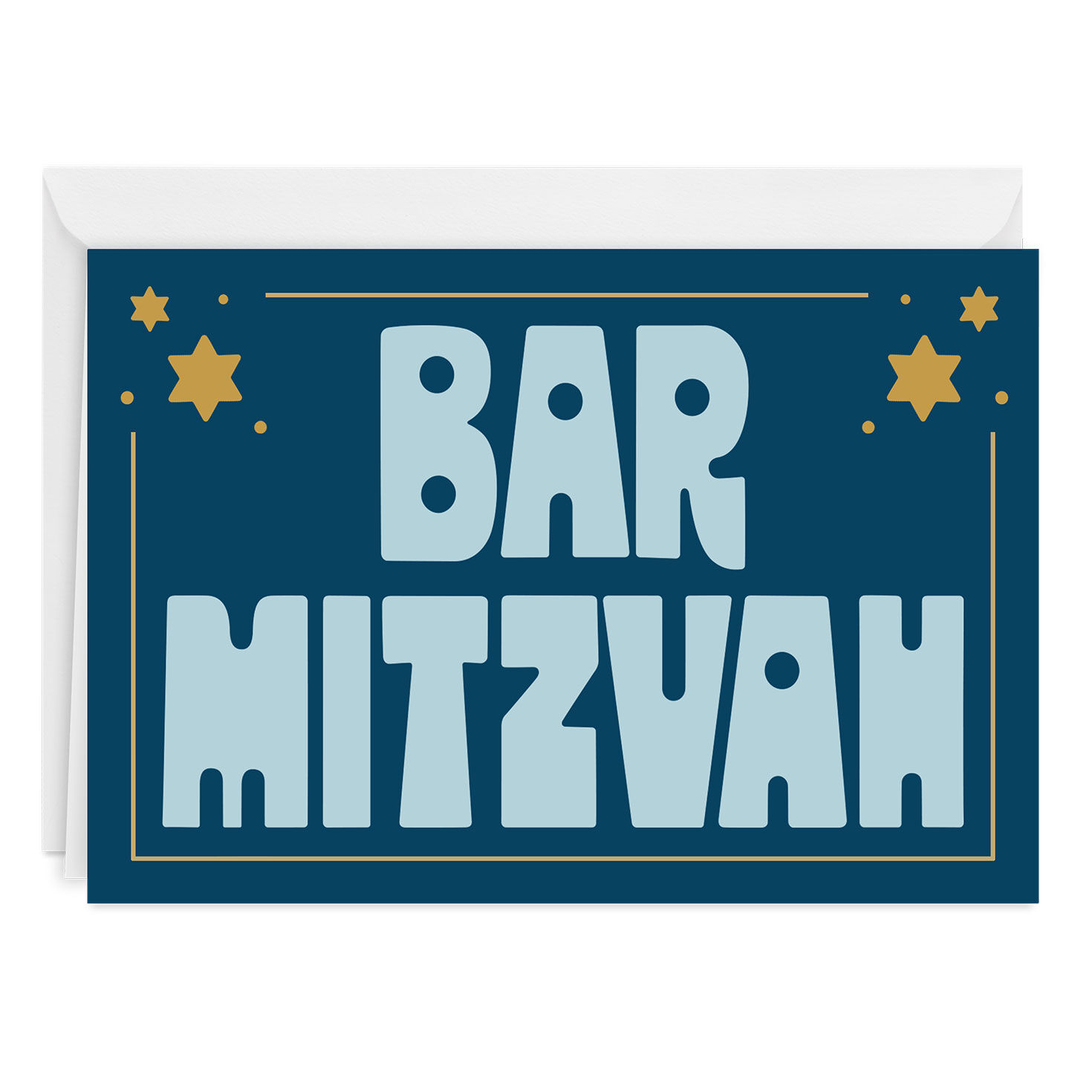 Bar Mitzvah Custom Congratulations Card