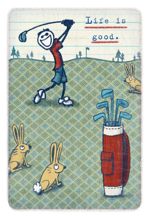 Life is Good® Happy Golfer Father's Day Card, , large image number 1