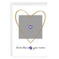 Gold Heart Custom Love Card, , large image number 3