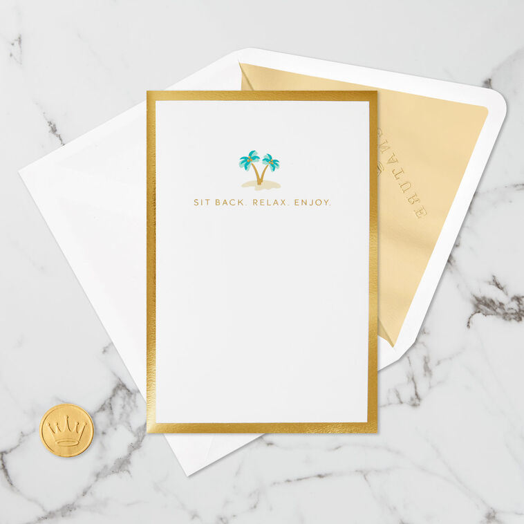 Your Time to Celebrate Tropical Beach 3D Pop-Up Card, , large image number 4