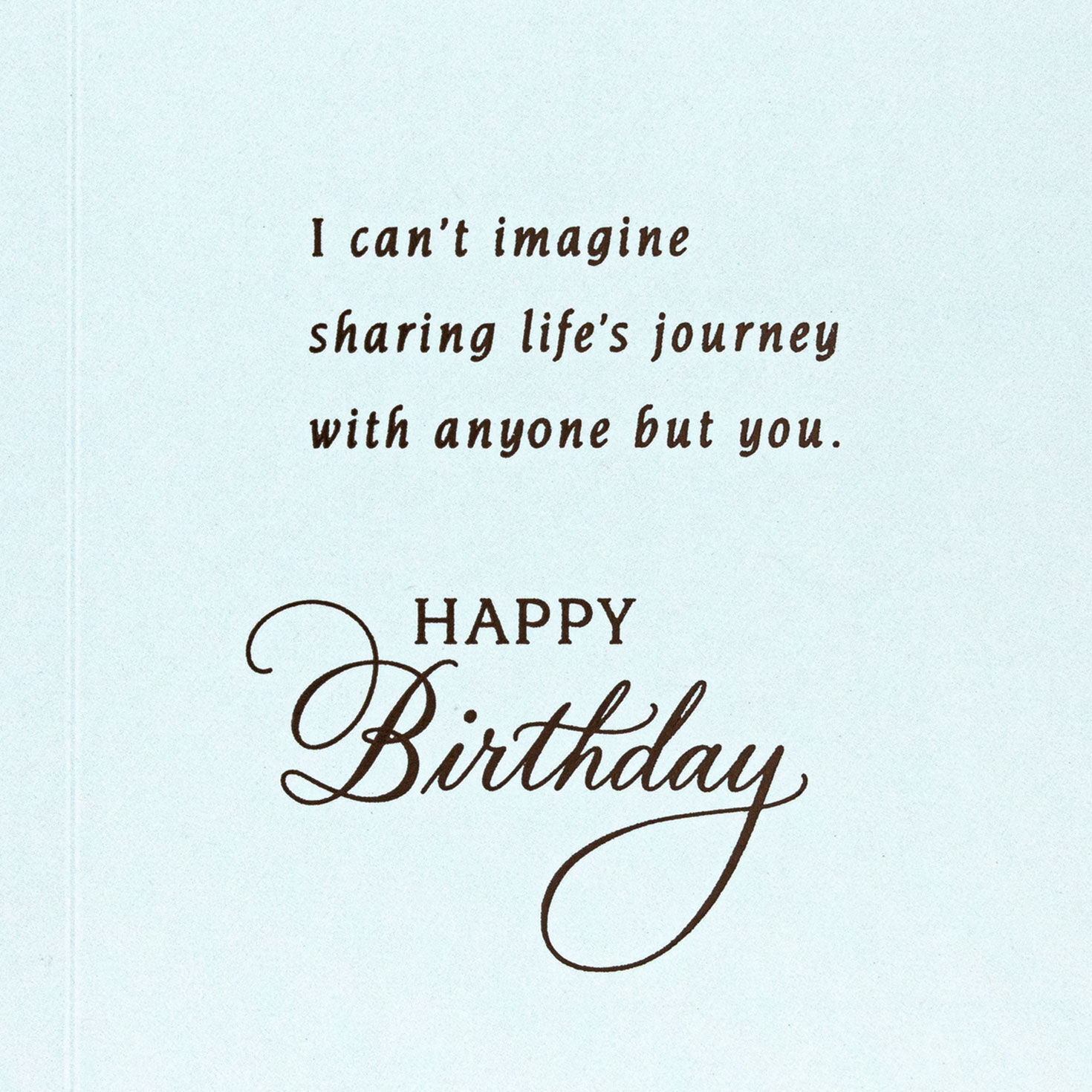 Pink and Blue Floral Birthday Card for Wife sentiment image number 3