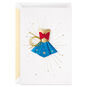 Wonder Woman Costume Birthday Card Card Front
 image number 1