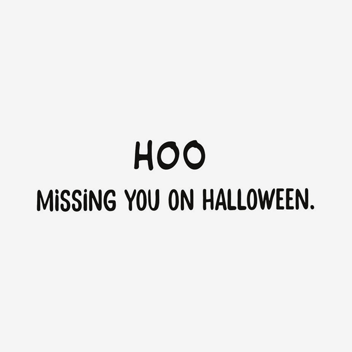 Peanuts® Snoopy and Woodstock Boo-Hoo Miss You Halloween Card for only USD 2.00 | Hallmark