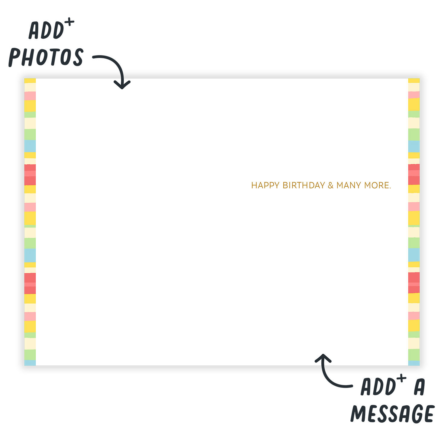 Personalized Custom Number Cake Birthday Card  image number 3