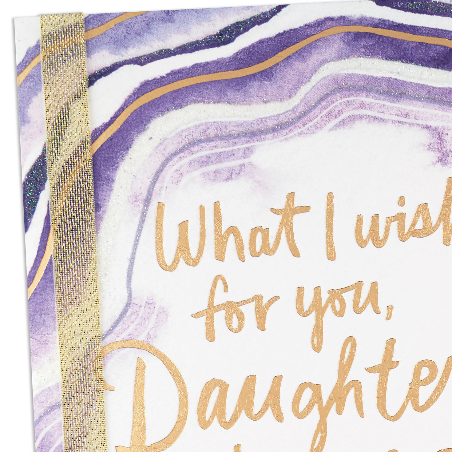 Purple Agate Birthday Card Card Front Detail image number 7