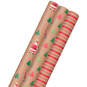 Merry Kraft Prints 3-Pack Christmas Wrapping Paper, 90 sq. ft., , large image number 1