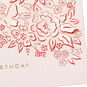 Pink Flowers and Butterfly Signature Birthday Card Card Front Detail image number 4