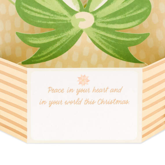 Peace on Earth and in Your Heart 3D Pop-Up Christmas Card, , large image number 4