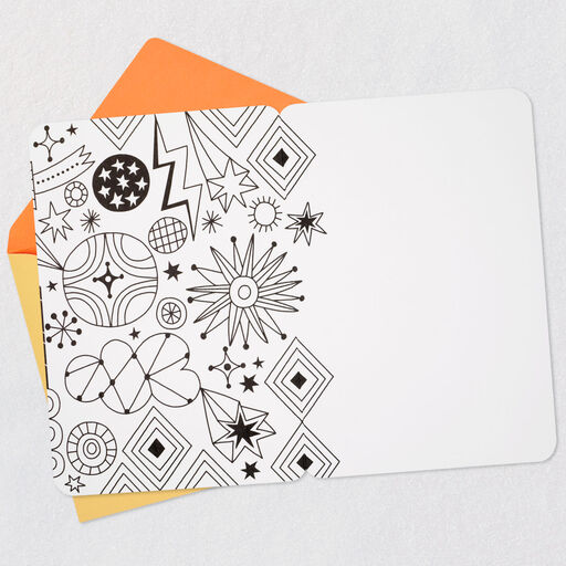 Crayola® You're Awesome Blank Coloring Card, 