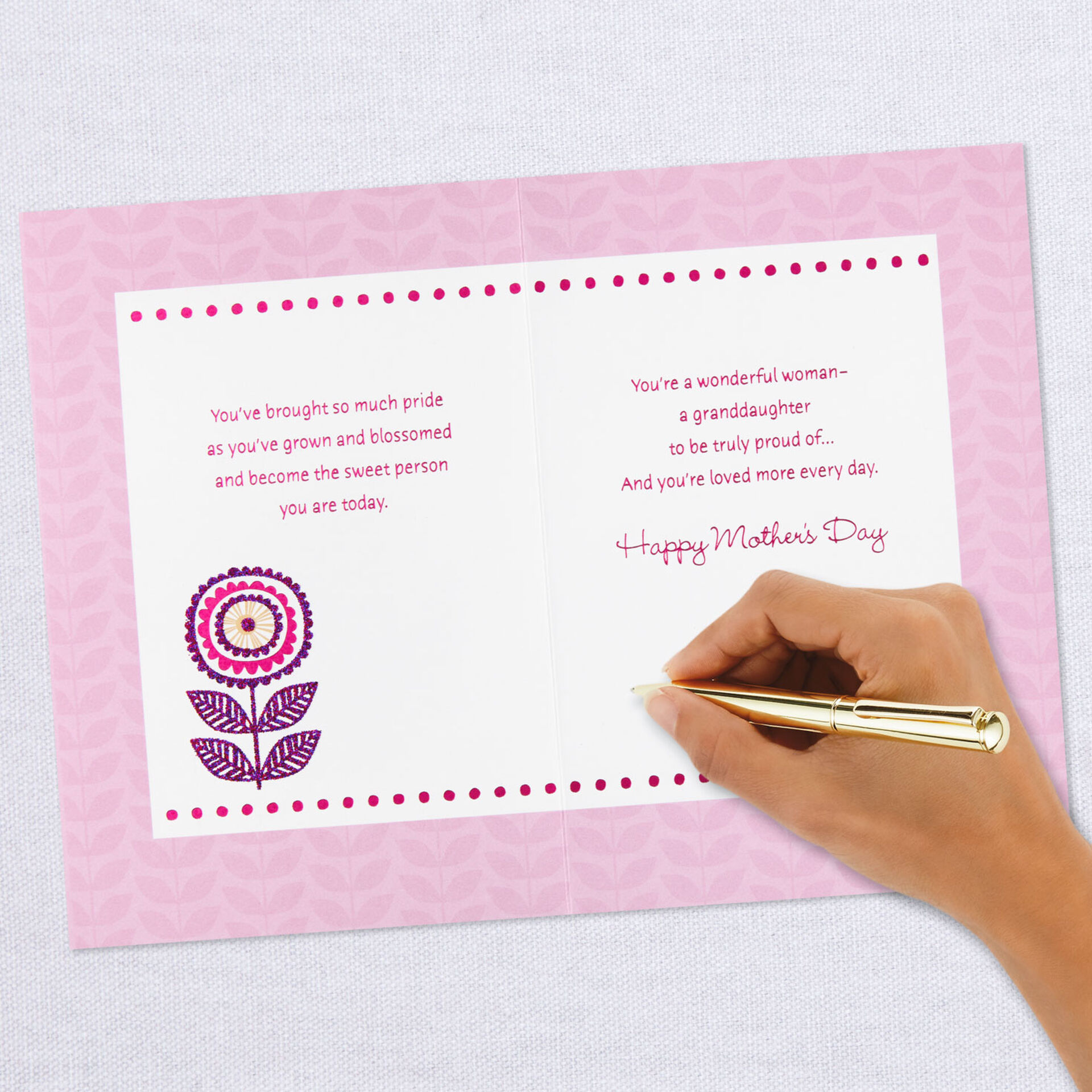 mothers day card for a sweet granddaughter greeting cards hallmark