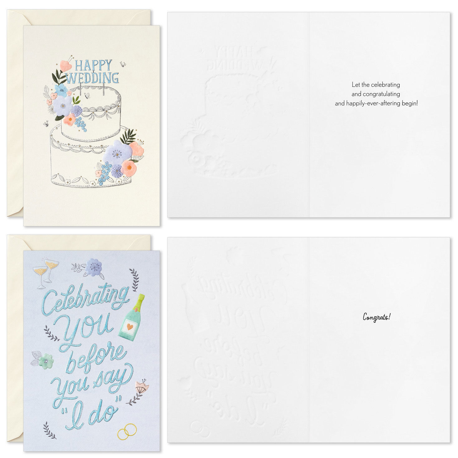 Celebrating the Happily-Ever-Aftering Assorted Engagement and Wedding Cards, Pack of 16, , large image number 2