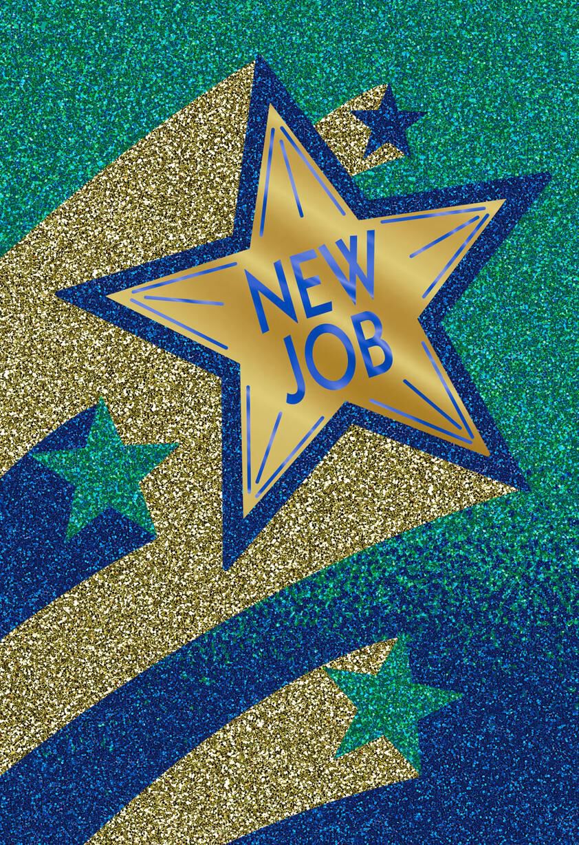 Gold Star New Job Card