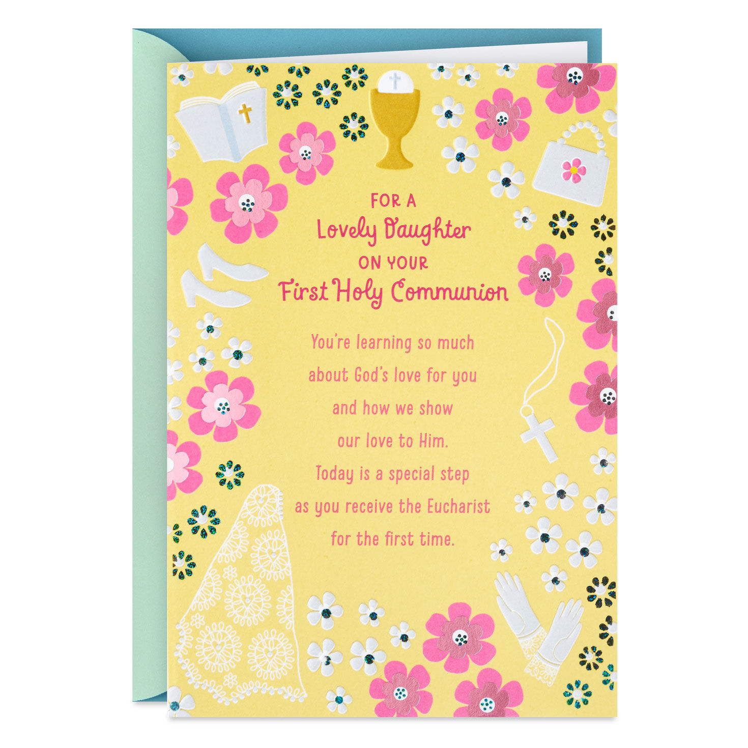 So Happy and Proud Religious First Communion Card for Daughter for only USD 3.99 | Hallmark