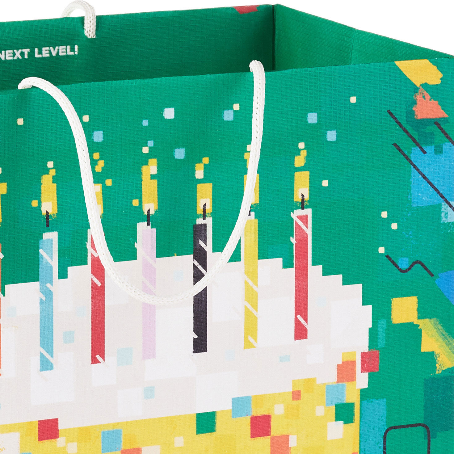 13" Game On! Pixelated Cake Large Birthday Gift Bag for only USD 4.99 | Hallmark