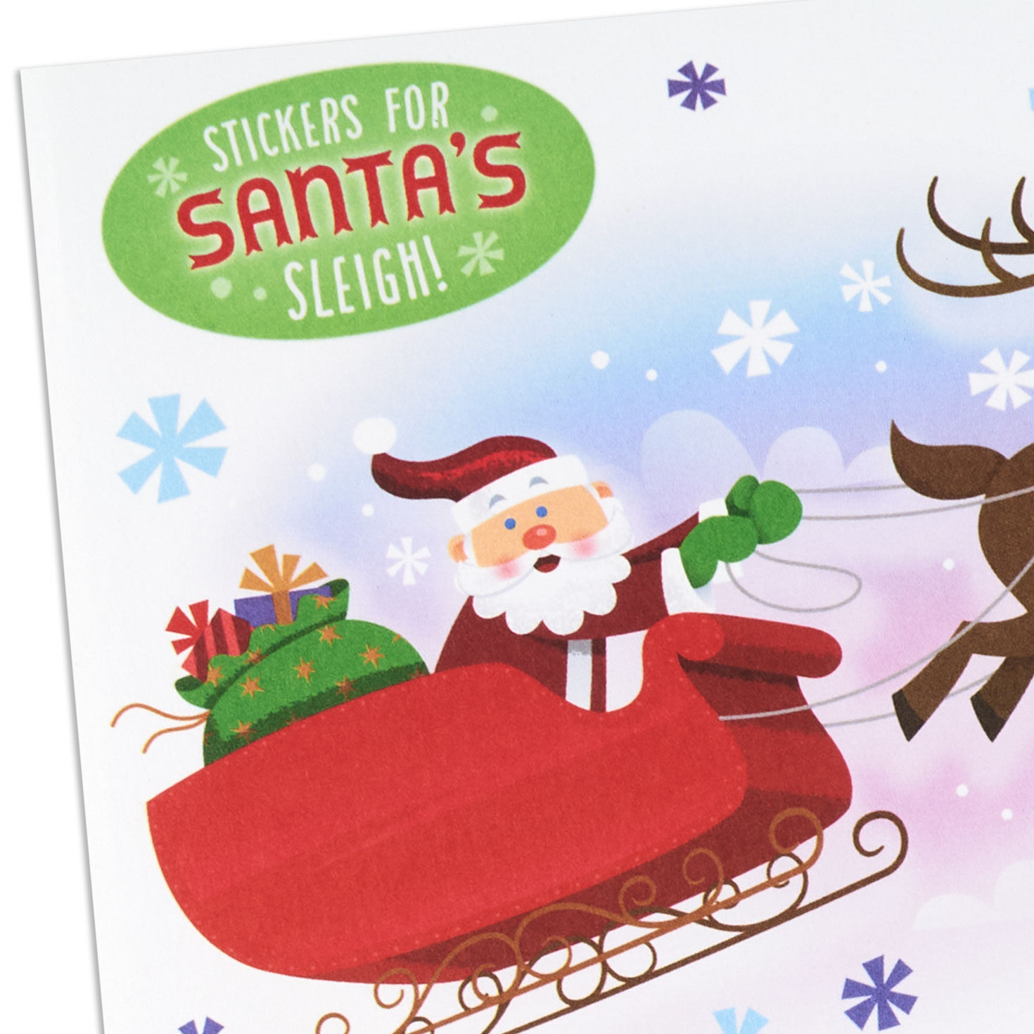Santa's Sleigh Great-Grandson Christmas Cards Card Front Detail image number 4