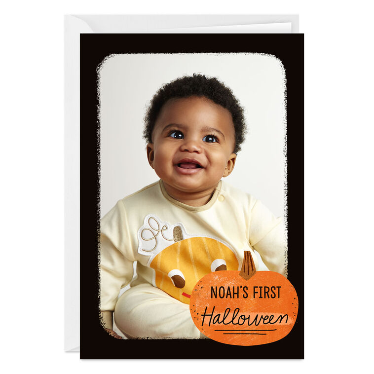 Baby's First Halloween Custom Halloween Card