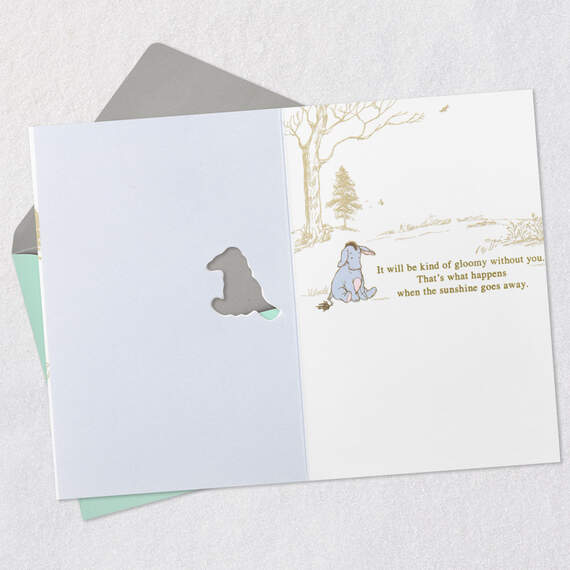 Disney Winnie the Pooh Gloomy Without You Goodbye Card, , large image number 3