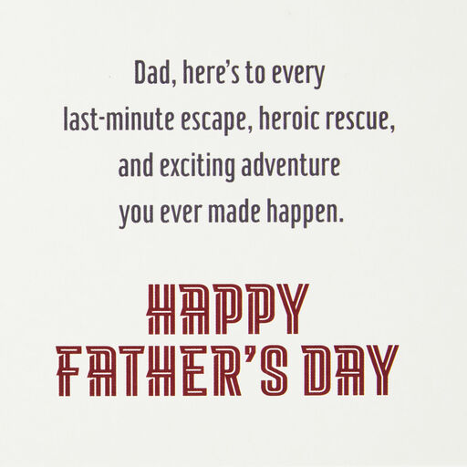 Indiana Jones™ Exciting Adventure Father's Day Card for Dad, 
