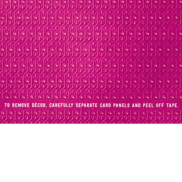 Black and Pink Felt Banner Birthday Card fir Her Instructions for attachment image number 3