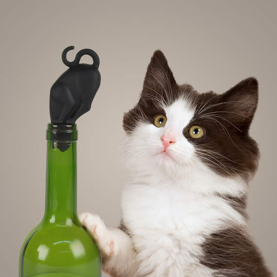Fred Stop Kitty Wine Bottle Stopper, , large image number 2