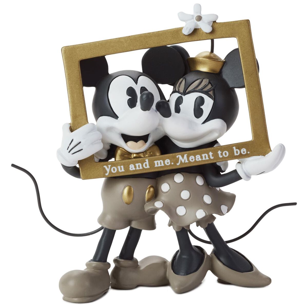 mickey and minnie statues