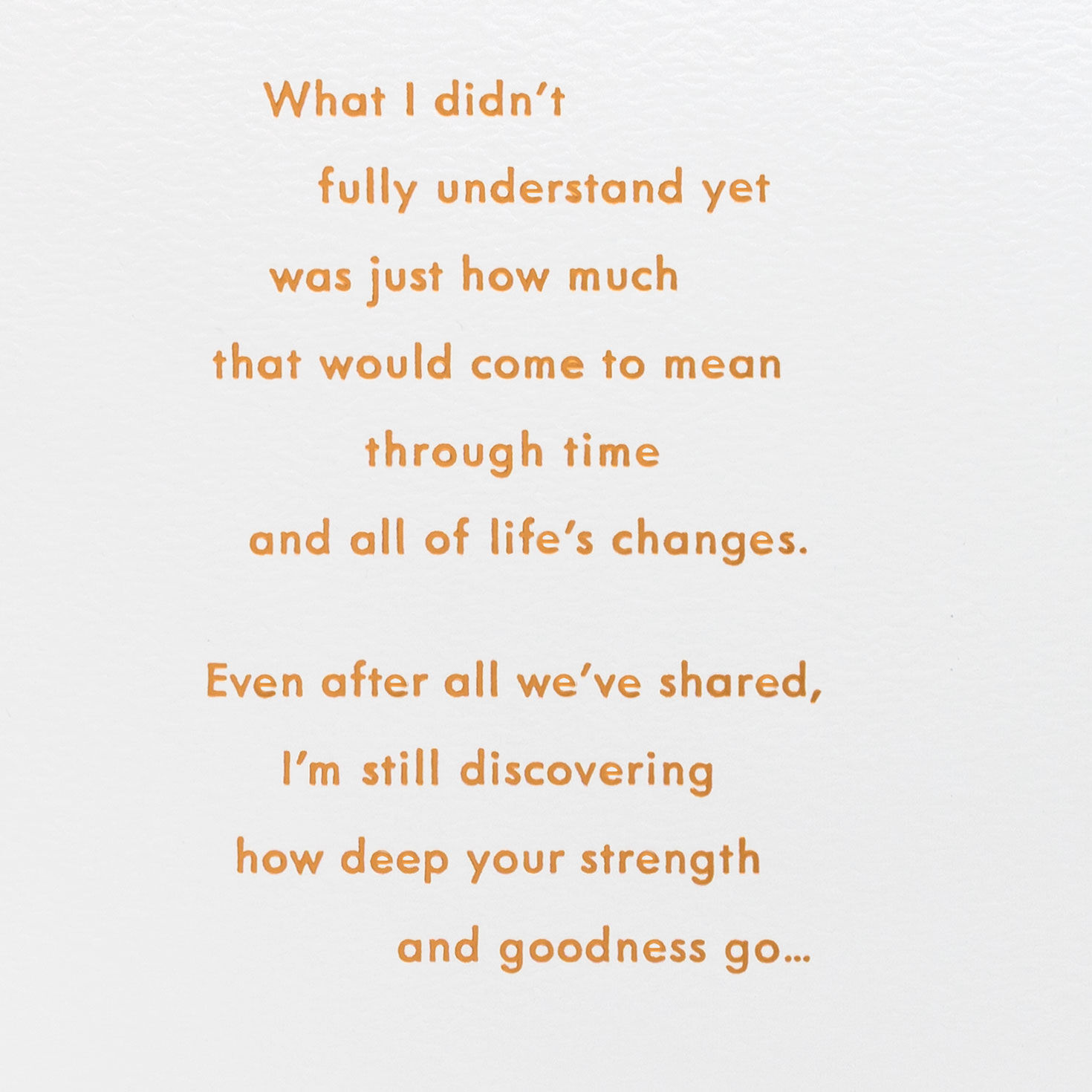 Modern Blooms in Blue Wife Anniversary Card Sentiment image number 2