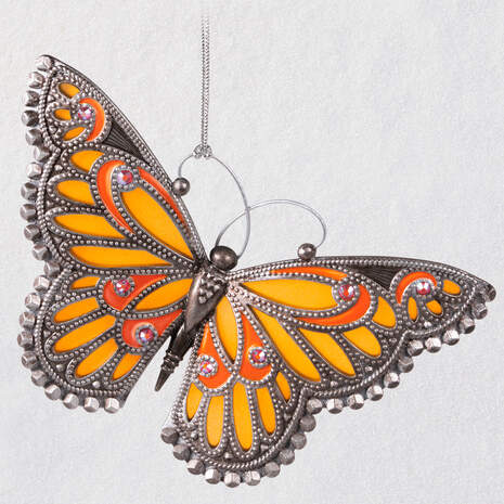Brilliant Butterflies Ornament, , large