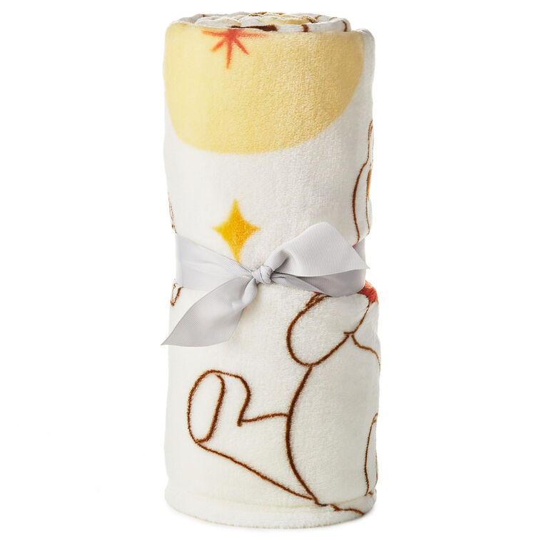 Disney Winnie the Pooh Throw Blanket rolled image number 5