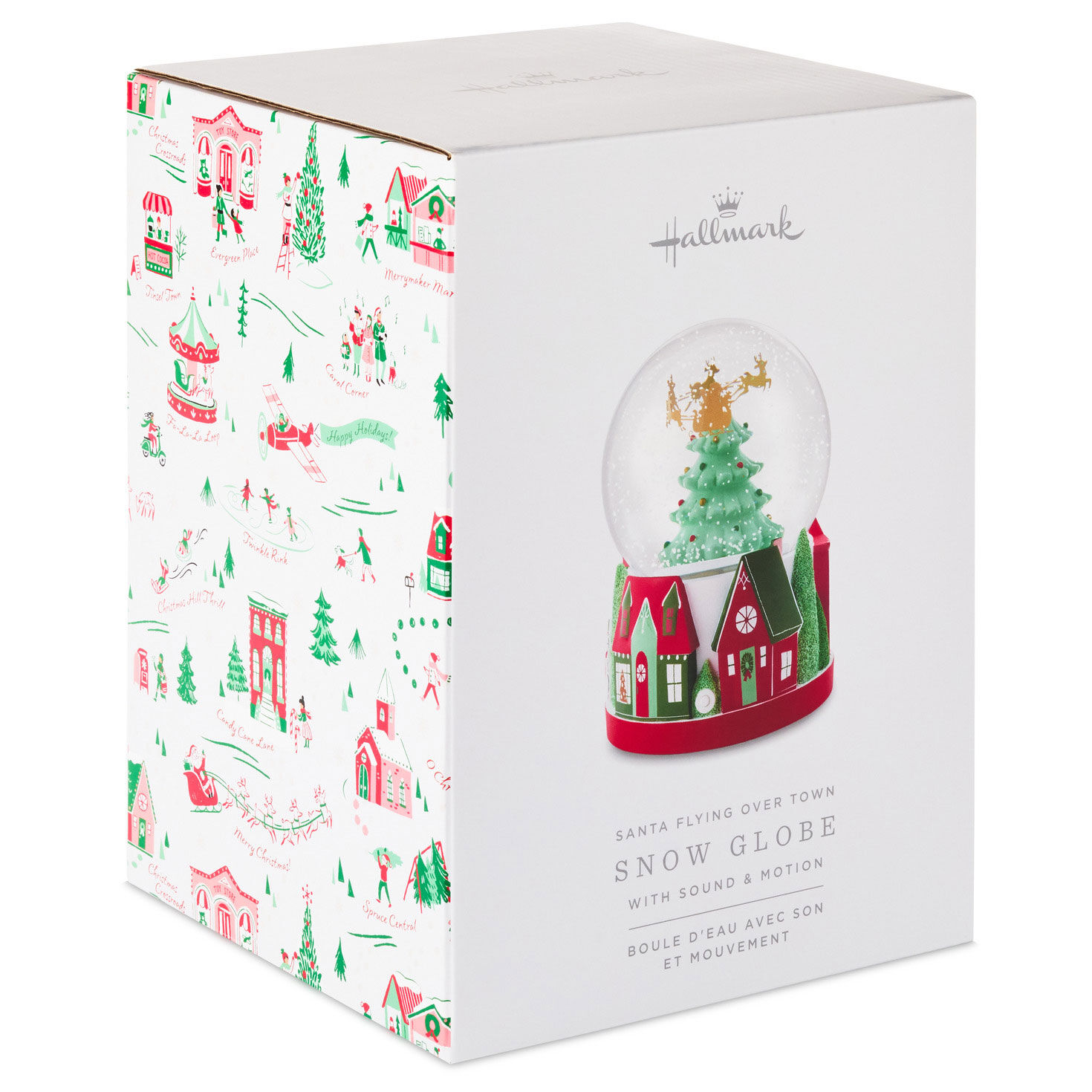 Santa's Flight Christmas Snow Globe With Sound and Motion for only USD 82.99 | Hallmark