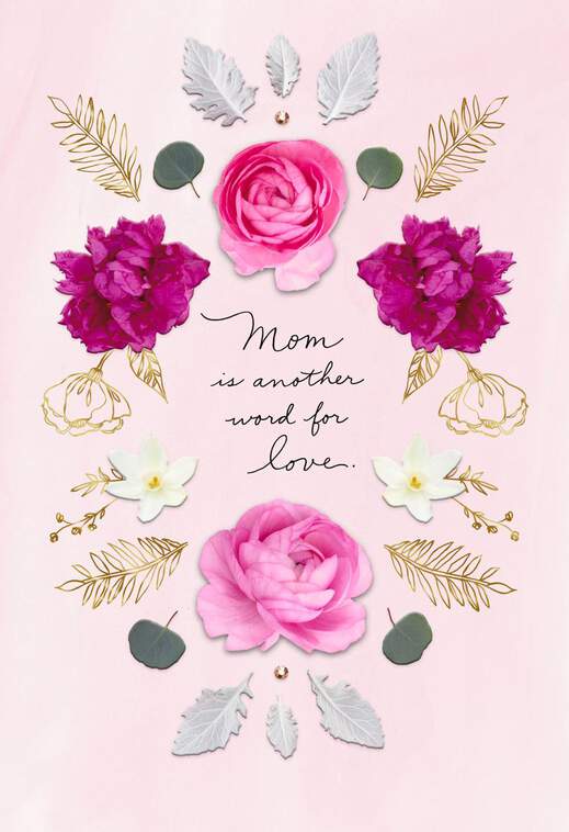 Mom Is Another Word for Love Mother's Day Card, , large image number 1