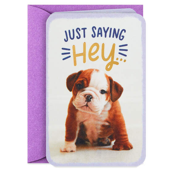 3.25" Mini Just Saying Hey Thinking of You Card, , large image number 3