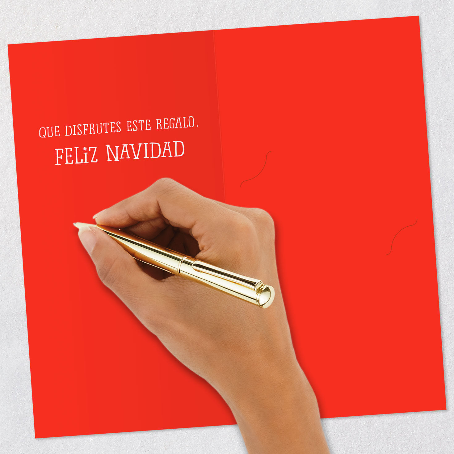 Snowman Spanish Gift Card Holder Christmas Card Signing card image number 6