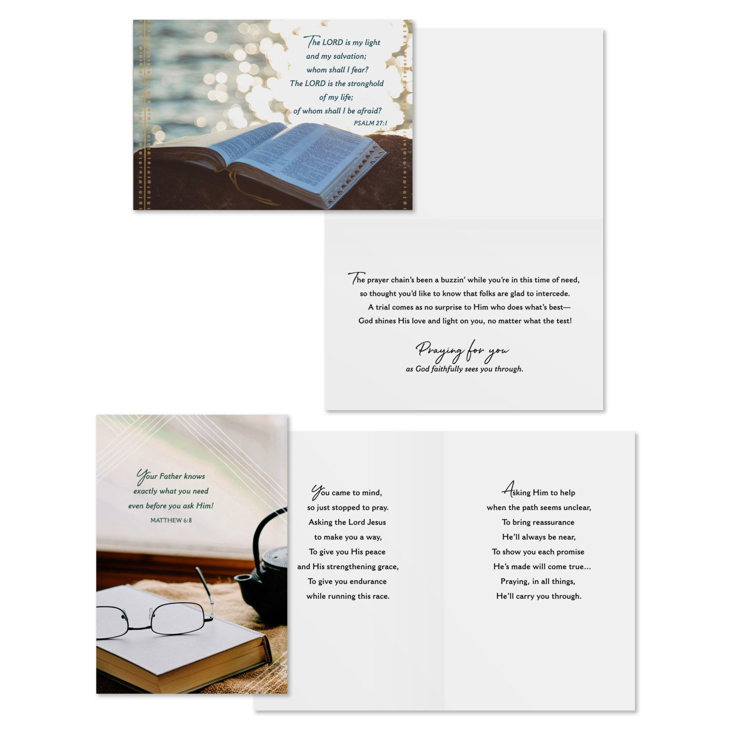 Peaceful Scenes DaySpring Prayer Cards Assortment Card Front with Sentiment image number 4