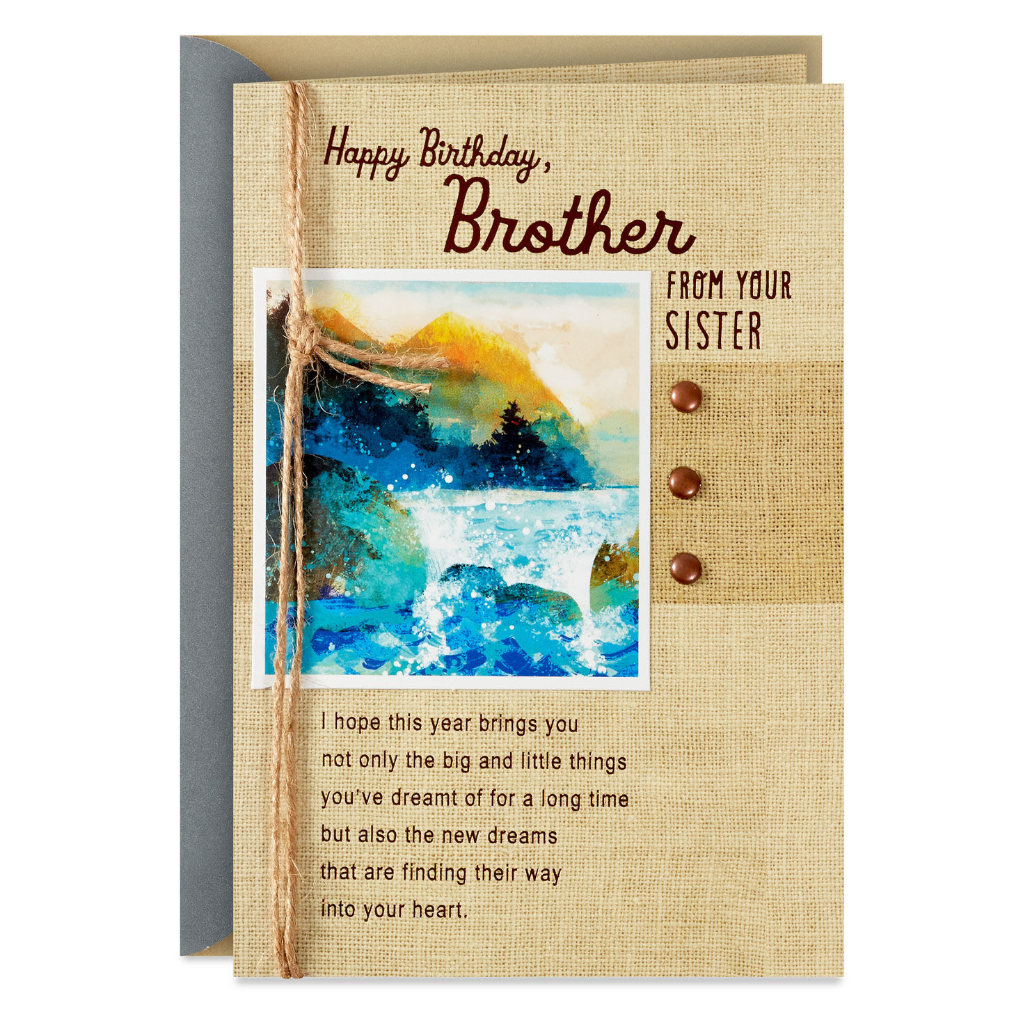 You Deserve Everything You Wish For Birthday Card for Brother From Sister