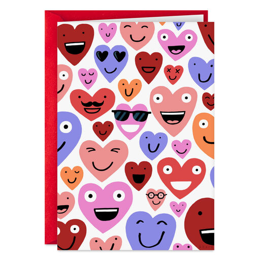 Happy Heart Day Valentine's Day Card, 