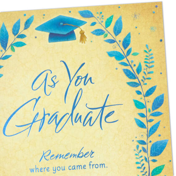 Remember, Enjoy and Love Graduation Card, , large image number 4