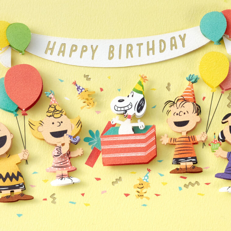 Peanuts® Every Happy Thing Birthday Card