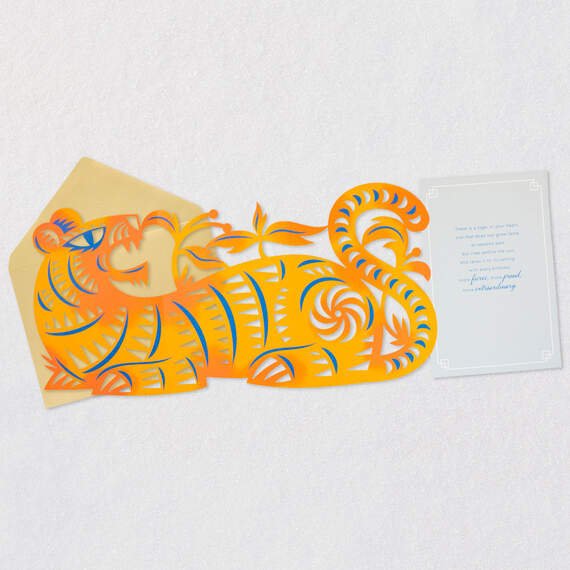 Year of the Tiger Chinese Zodiac Birthday Card, , large image number 3