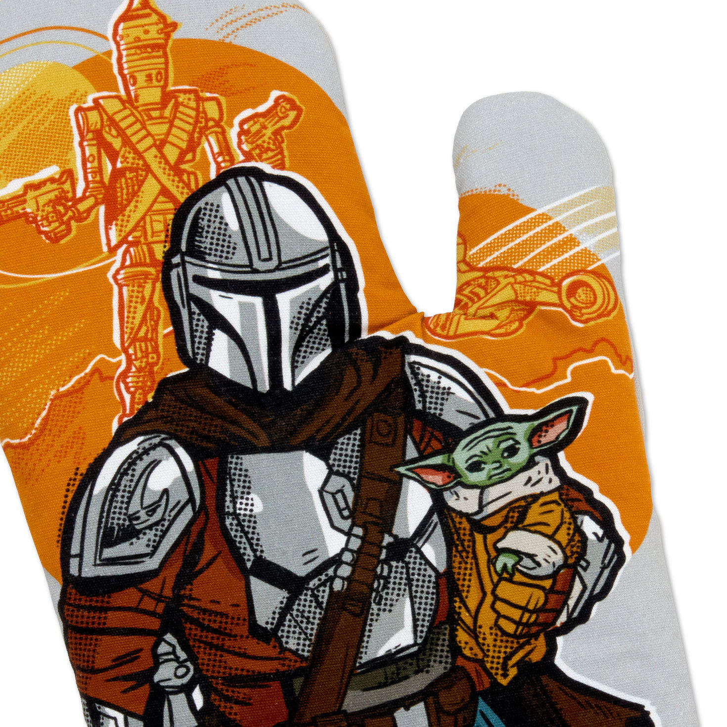 Star Wars: The Mandalorian&trade; Grill Fork and Oven Mitt, Set of 2, , large image number 3