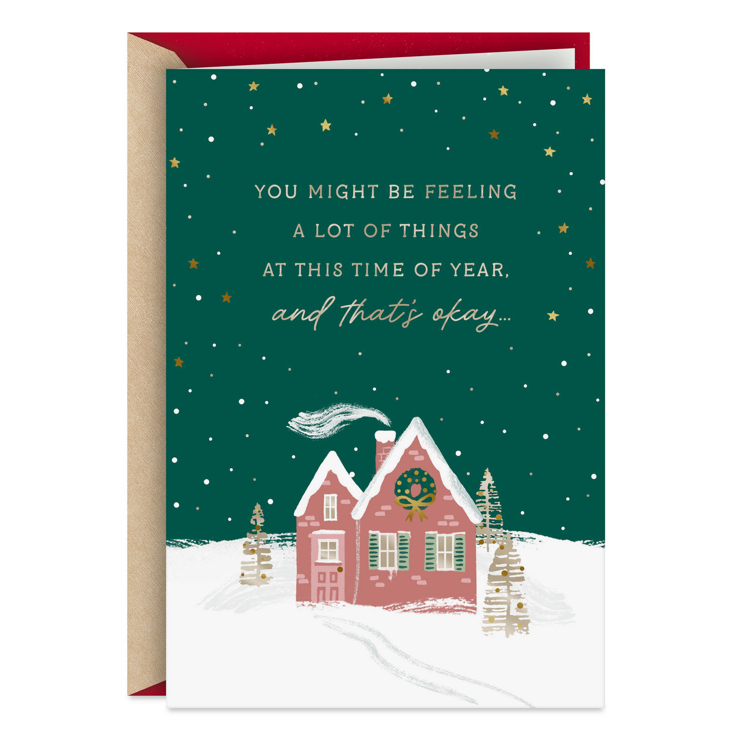 Sending Care and Support Christmas Card