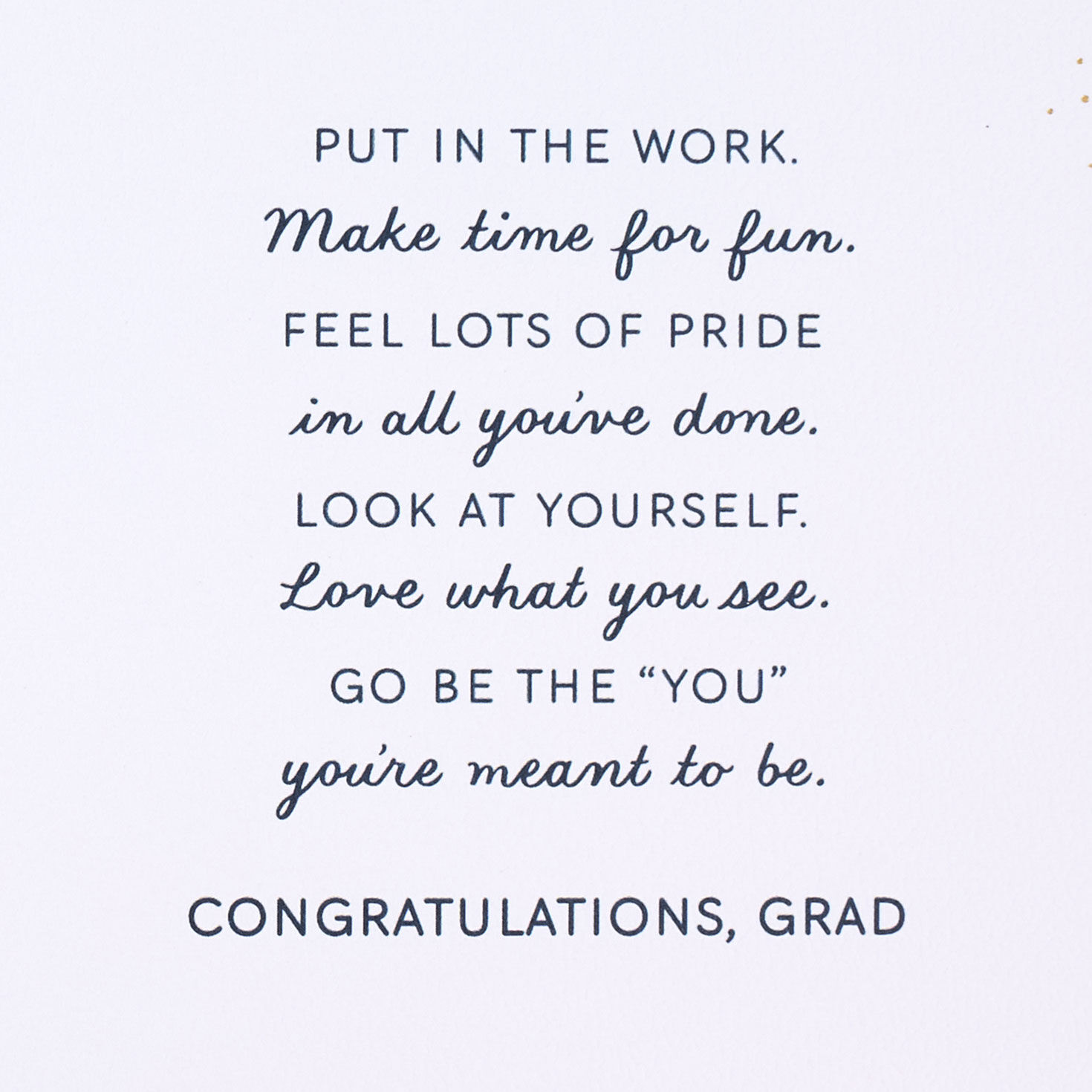 Sparkly Shooting Star Graduation Card sentiment image number 3