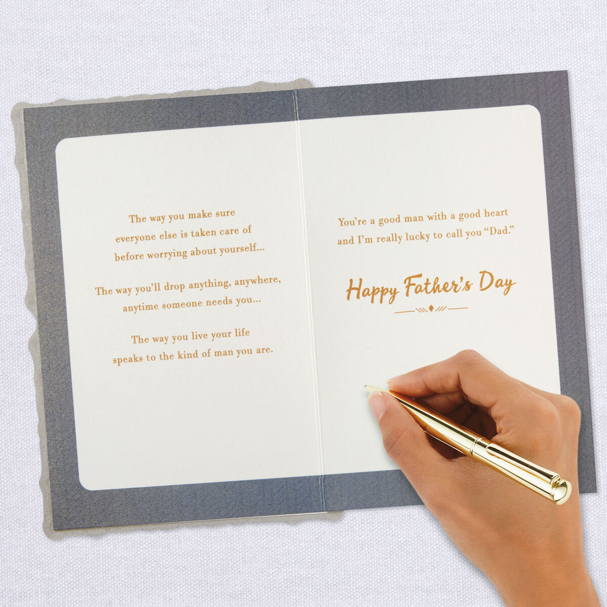 a strong love fathers day card for dad greeting cards hallmark
