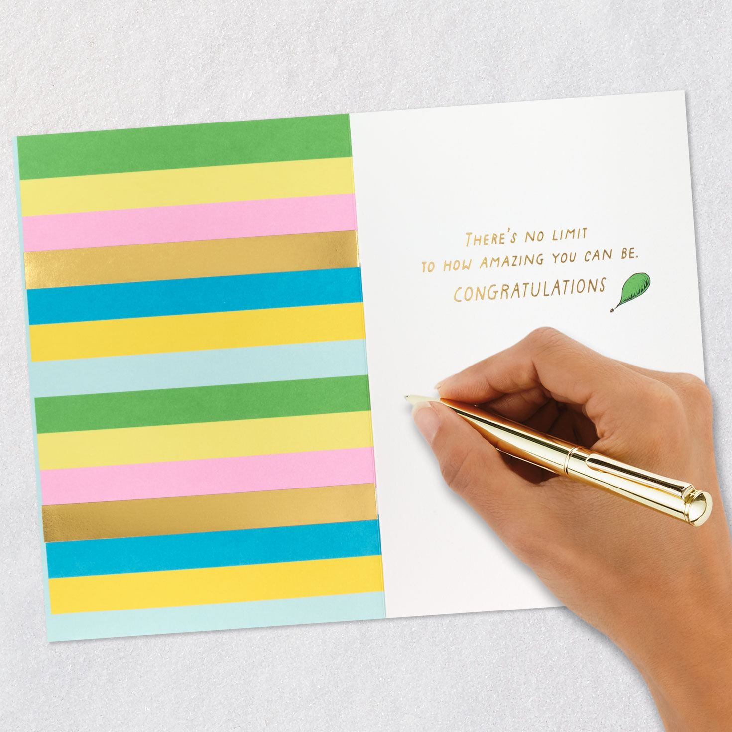 Dr. Seuss Quote Graduation Card Signing card image number 6